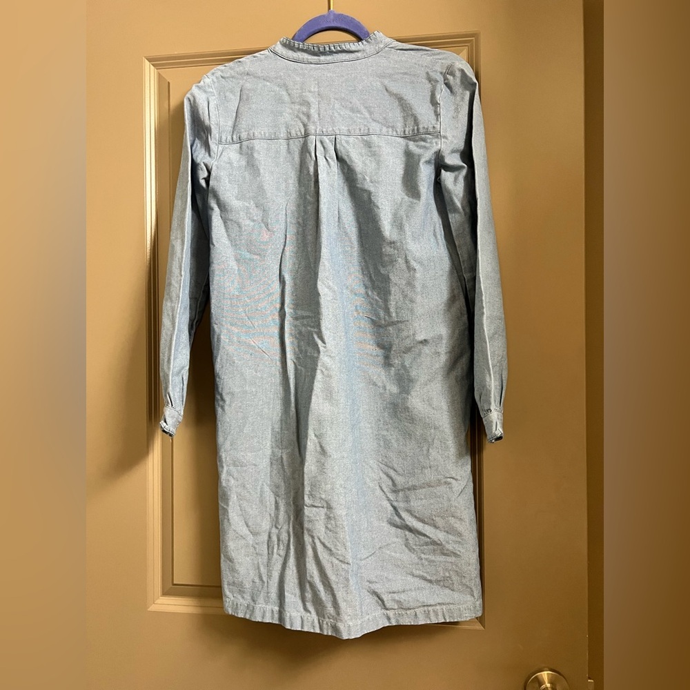 A.P.C. Women's Blue Denim Dress French Size 34 US 2 - Picture 3 of 5